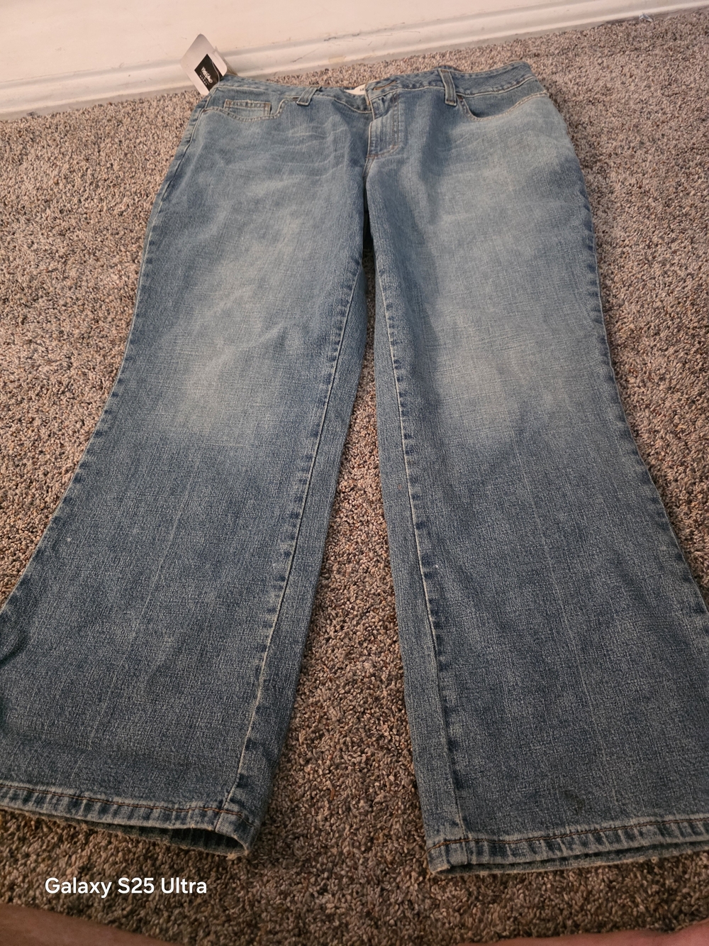 Mossimo Supply Co. Light Wash Wide Leg Jeans